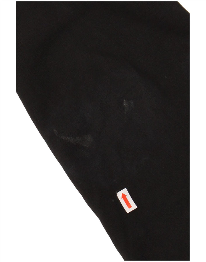 CALVIN KLEIN JEANS Pulover cu grafic pentru femei UK 16 Large Negru