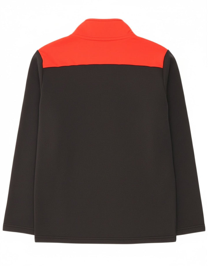 Hanorac Canterbury pentru băieți, cu fermoar, cu gât, 13-14 ani, negru, bloc de culoare