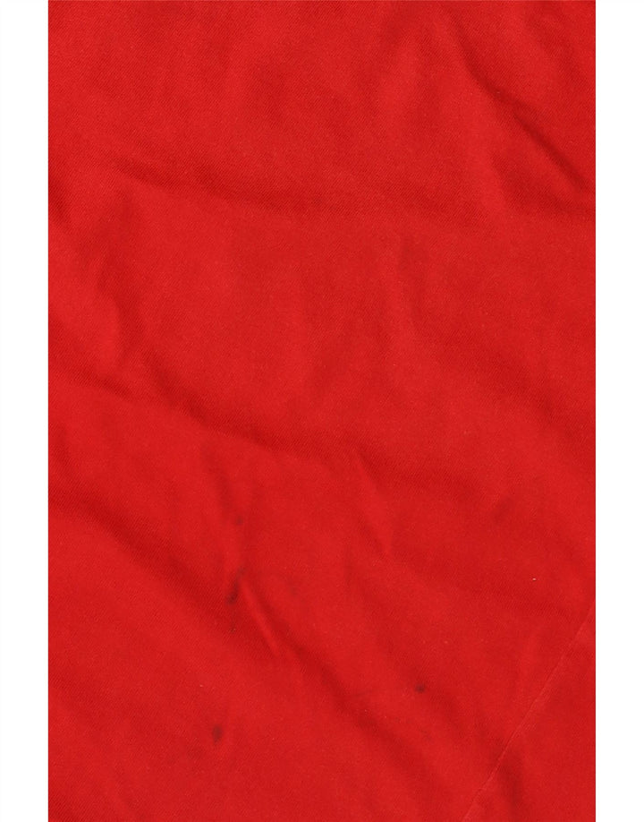 Tricou grafic ASICS pentru bărbați Top, roșu mediu, bumbac color bloc