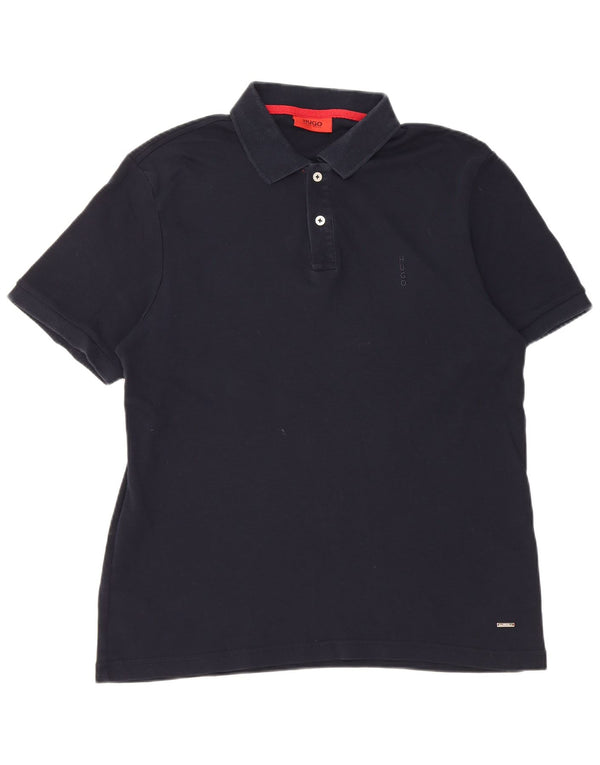 Tricou polo pentru bărbați Hugo Boss XL, bumbac bleumarin
