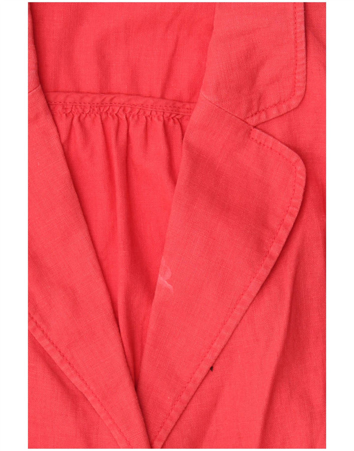 Jachetă pentru femei Marks & Spencer, mânecă 3/4, 1 buton, in roșu, UK 18 XL