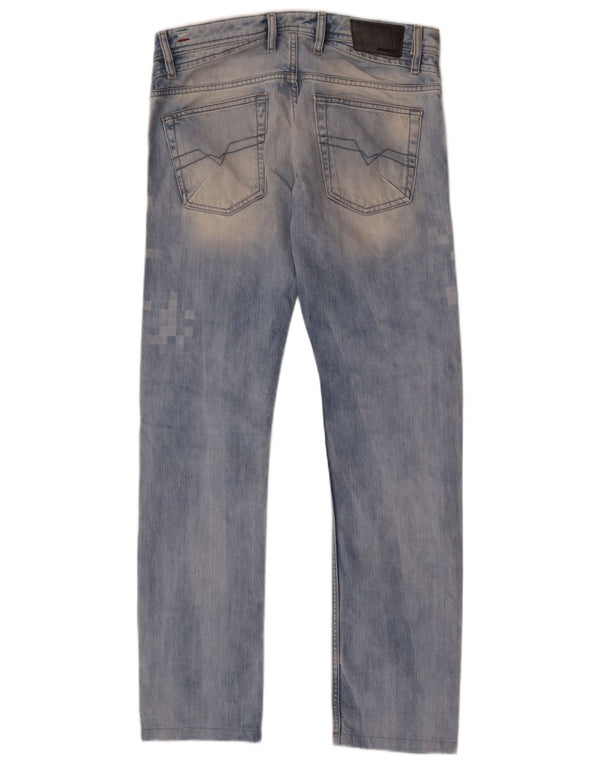 Blugi skinny subțiri și subțiri învechiți pentru bărbați Diesel L30 L32 Bumbac albastru