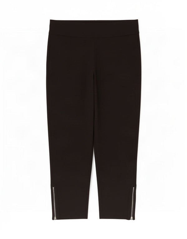 Pantaloni tăiați cu autograf pentru femei Marks & Spencer UK 16 Large W34 L26 Black