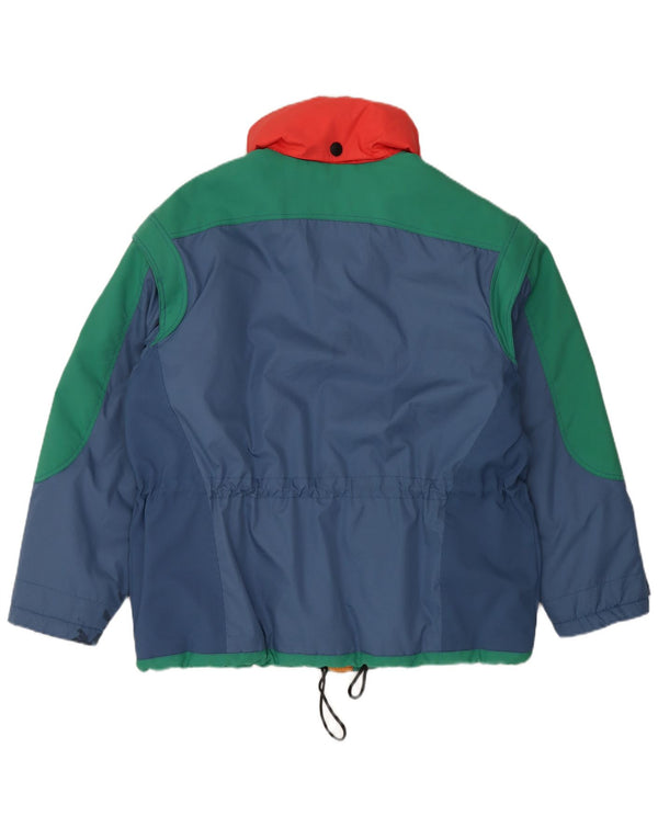 Jachetă de schi pentru bărbați DIADORA UK 40, mare, albastru, poliester color bloc