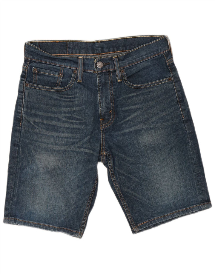 Pantaloni scurți din blugi pentru bărbați LEVI'S 502 W29 Small Blue