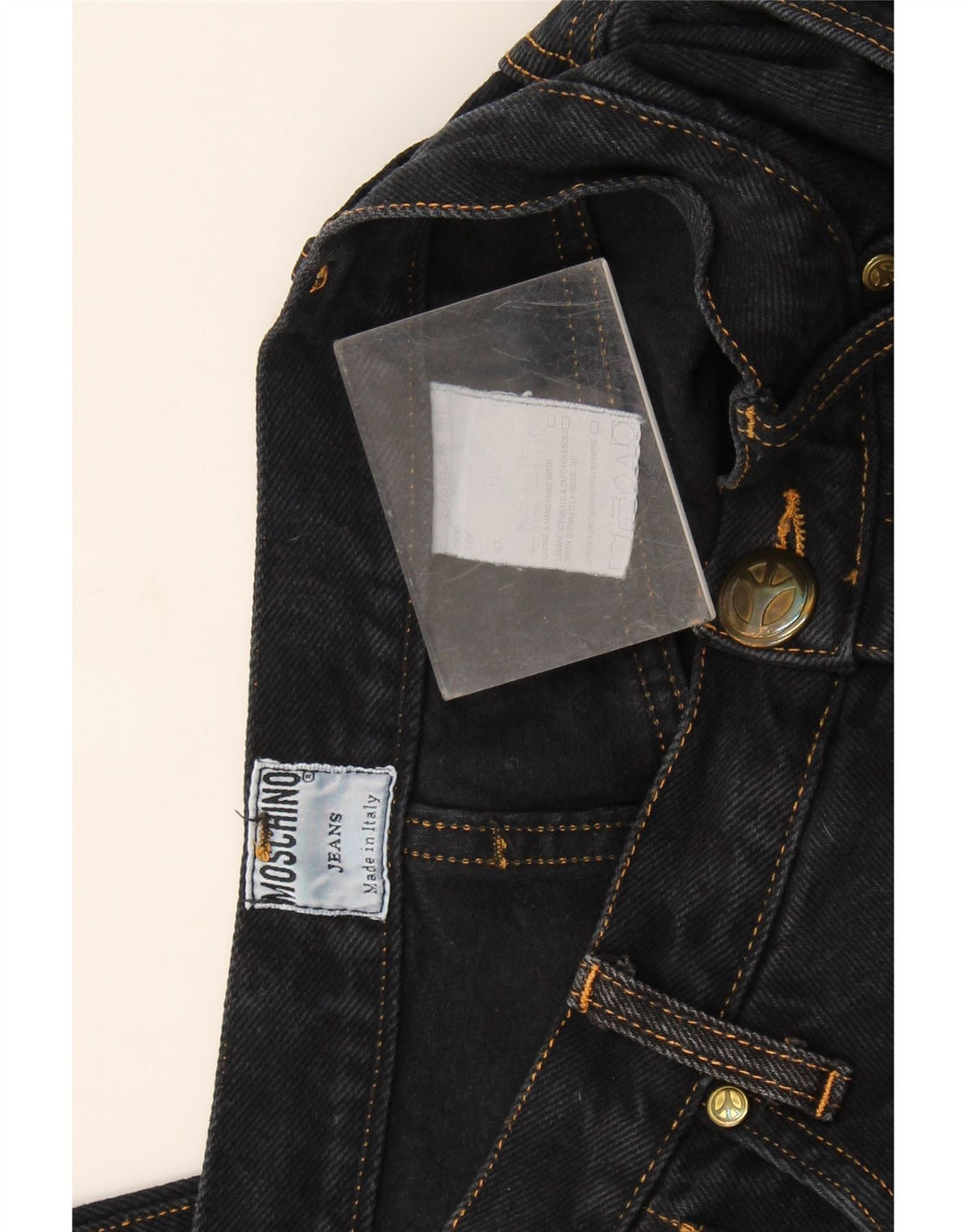 Blugi slim pentru femei Moschino W28 L31 bleumarin