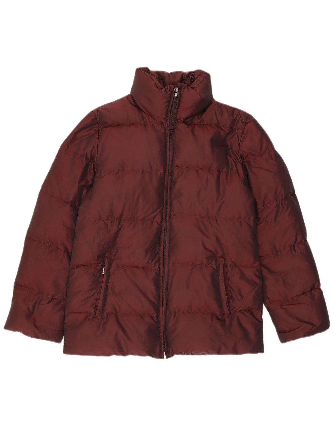 Jachetă căptușită pentru femei Zara UK 14 Medium Burgundy
