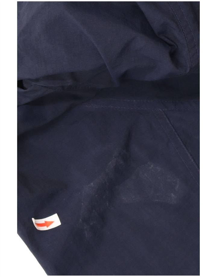 TIMBERLAND Jachetă de ploaie cu glugă pentru bărbați Marea Britanie 42 XL Nailon bleumarin