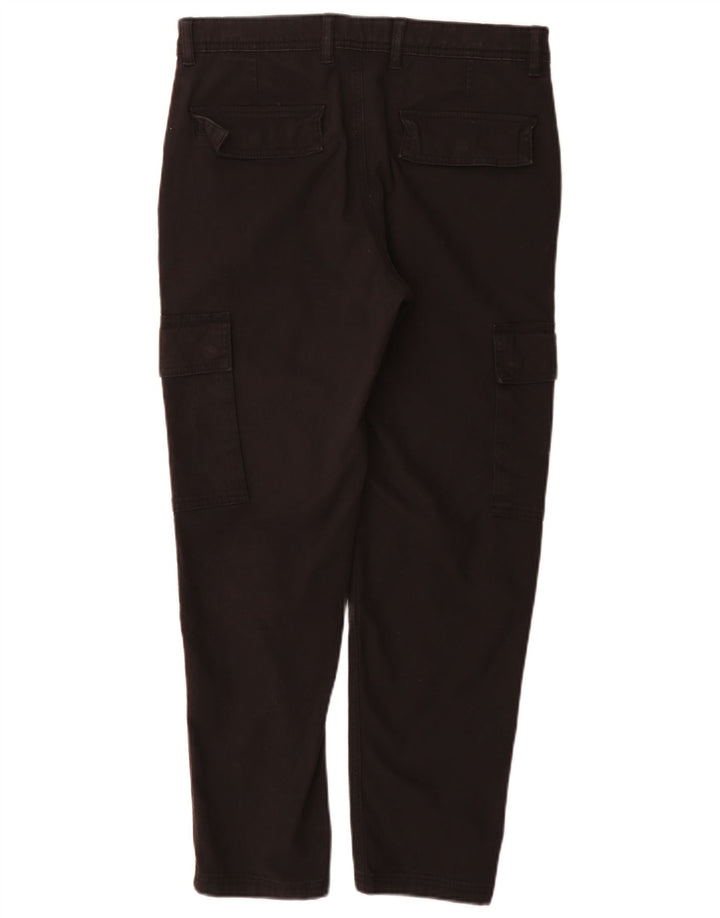 Pantaloni cargo pentru bărbați Marks & Spencer W30 L290 bumbac negru