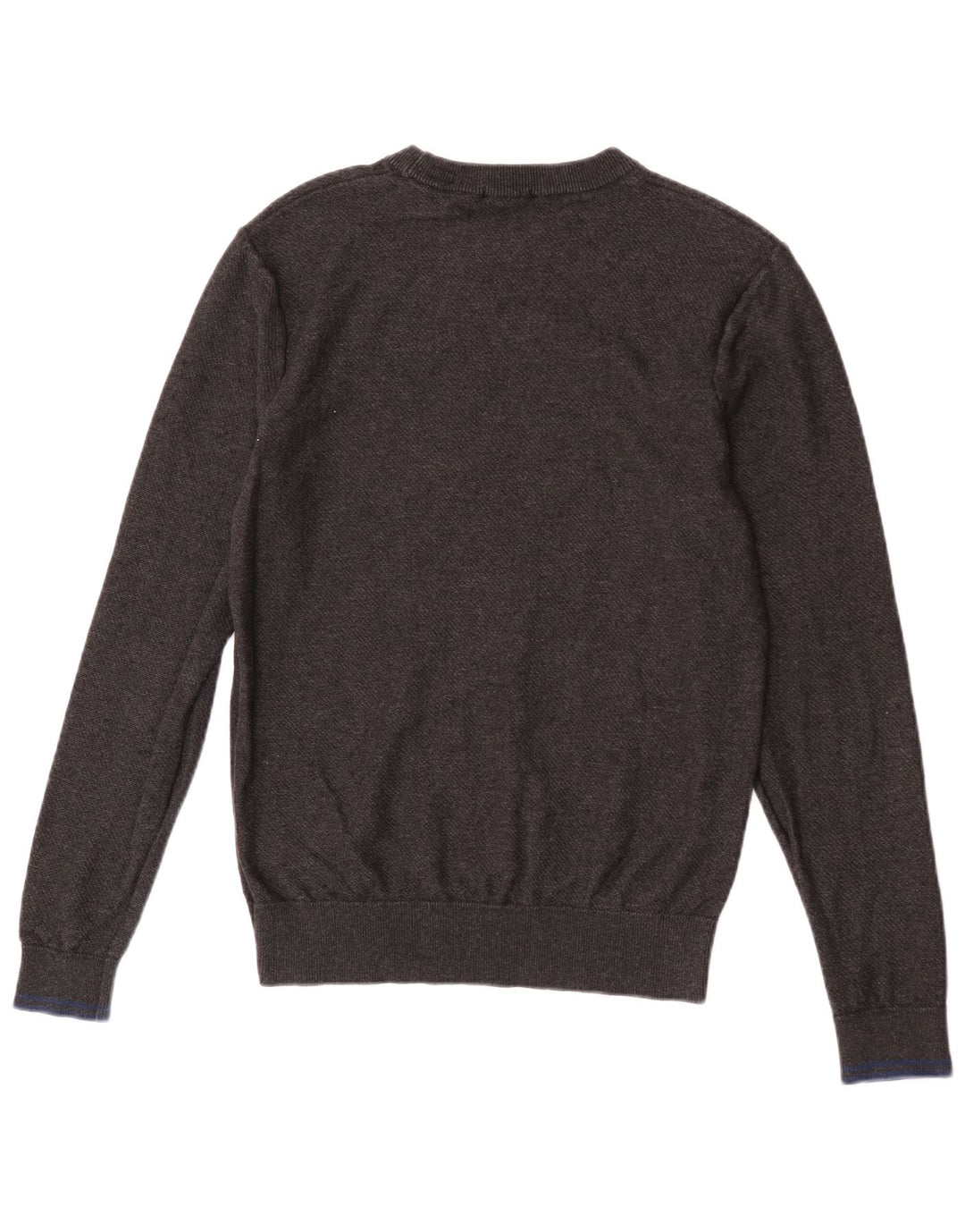 Pulover pentru bărbați Scotch & Soda, cu gât roșu, bumbac, gri mediu