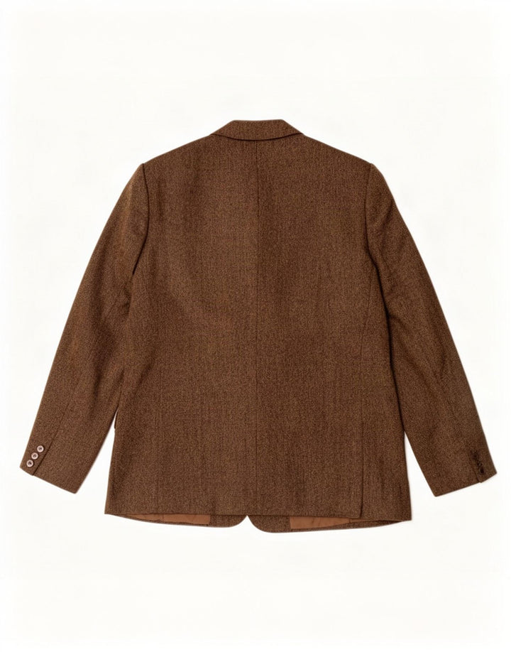 Jachetă DAKS pentru femei, cu 3 nasturi, UK 18 XL, lână nouă cu pete maro