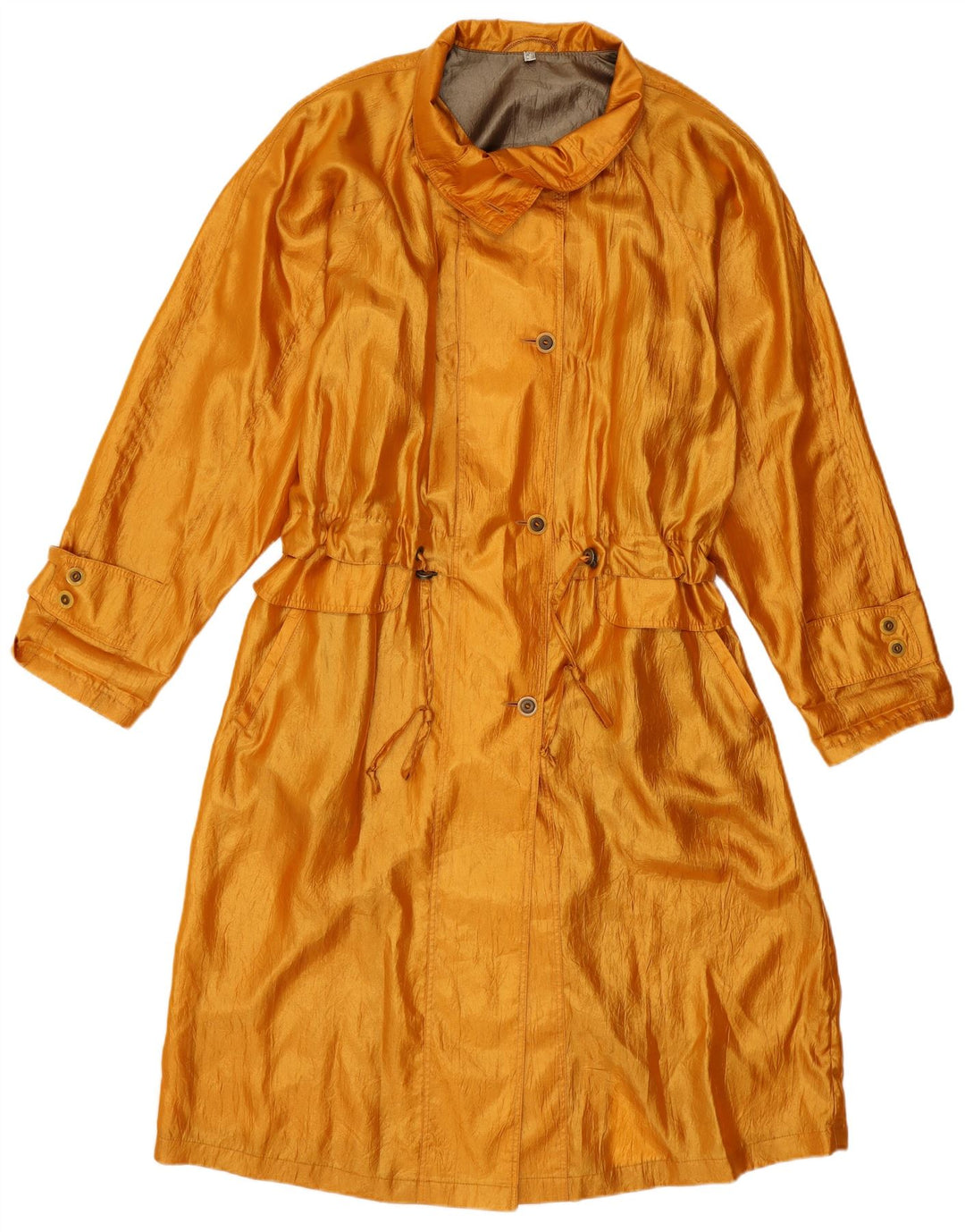 COLETTE WOLFGANG KAISER Palton supradimensionat pentru femei UK 14 Large Gold