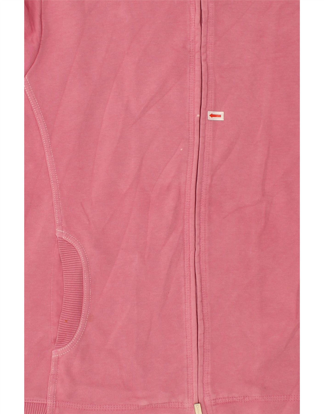 CHAMPION Womens Easy Fit Tracksuit Top Jacket UK 14 Medium Pink Cotton Vintage Champion and Second-Hand Champion from Messina Hembry 