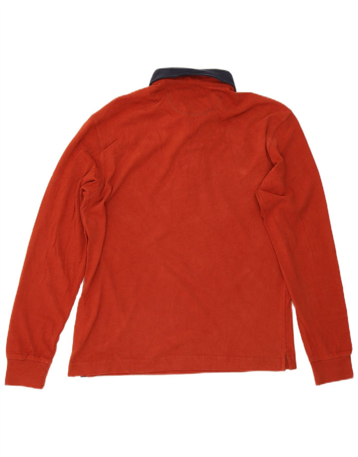 Tricou polo cu mânecă lungă pentru bărbați La Martina, bumbac roșu mediu