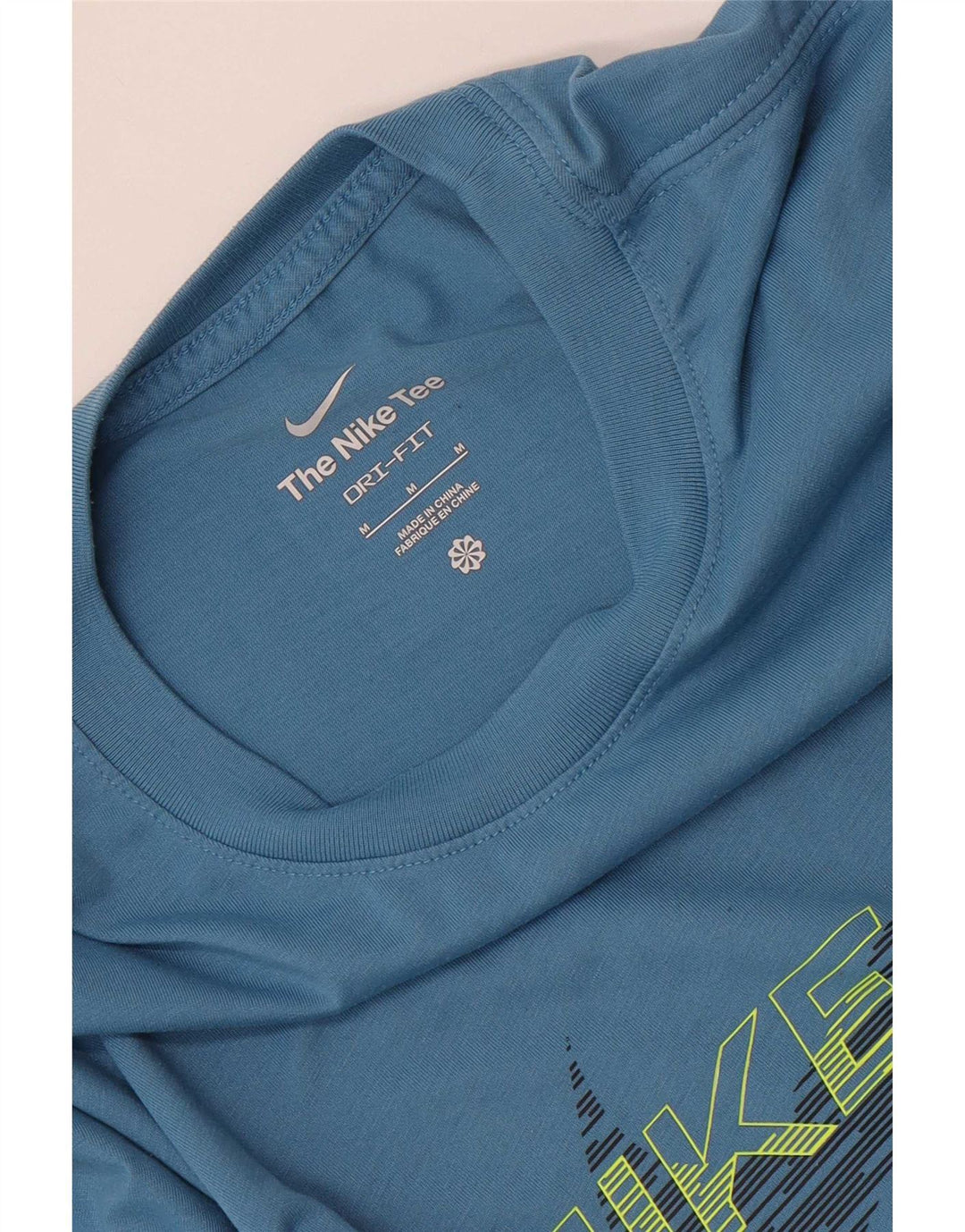 Tricou grafic Nike Dri Fit pentru bărbați Top Medium Blue