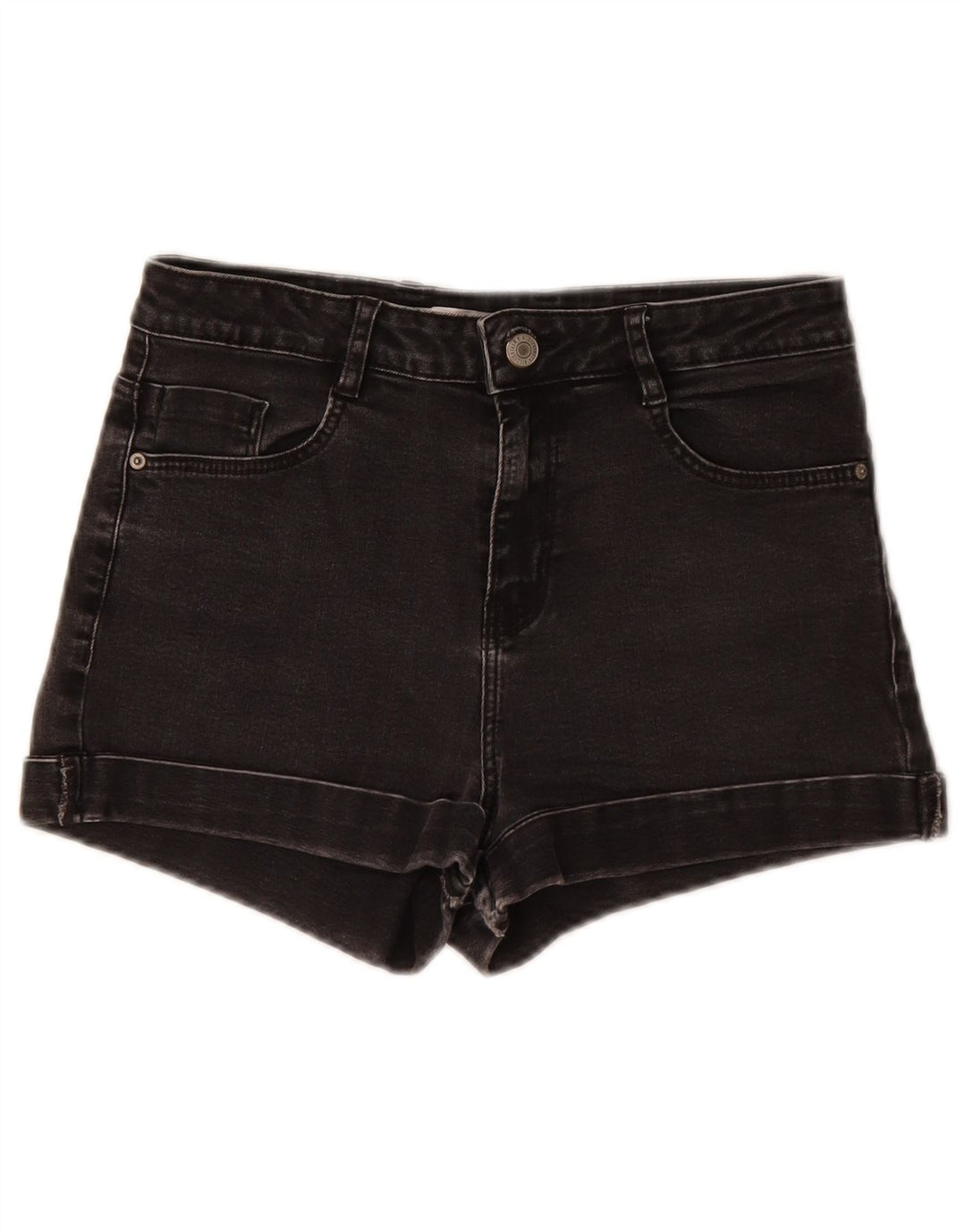 Pantaloni scurți din denim pentru femei Zara EU 36 XS W26 Negru