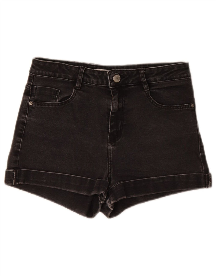 Pantaloni scurți din denim pentru femei Zara EU 36 XS W26 Negru