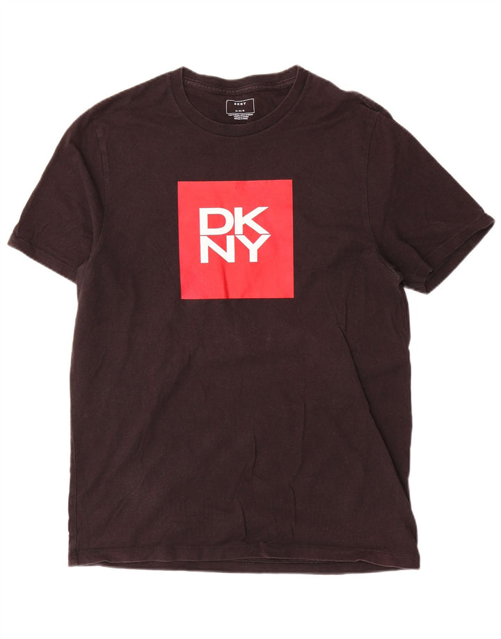 Tricou grafic pentru bărbați Dkny Top Medium Black Bumbac