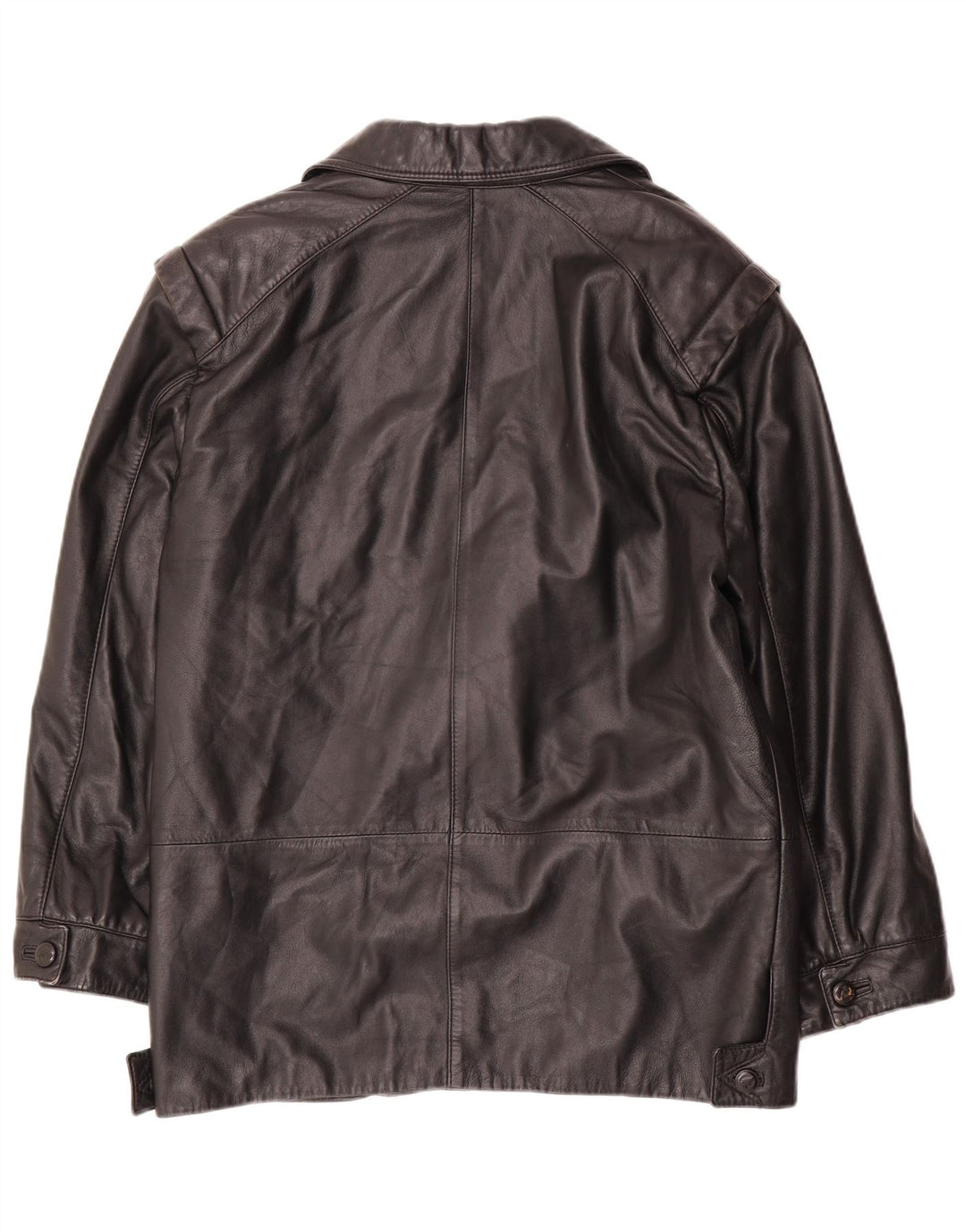 Geacă de piele vintage pentru femei IT 44 Medium Black