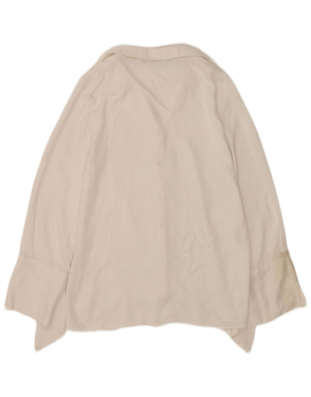 Bluză cămașă pentru femei Zara UK 10 Small White Viscose