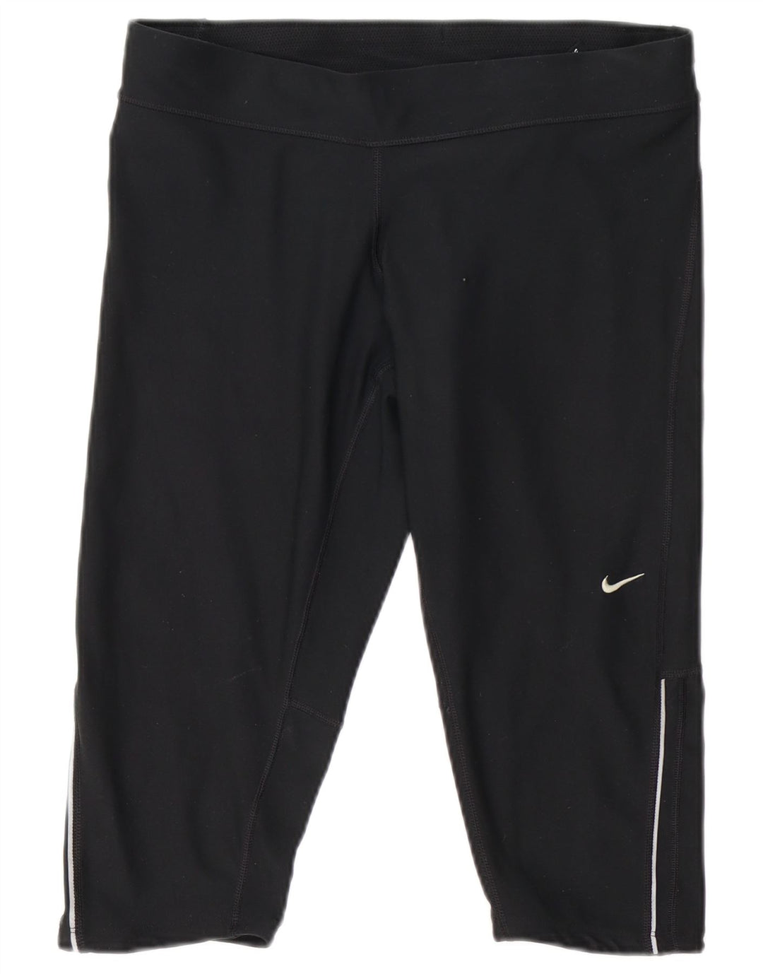 Leggings capri Nike Dri Fit pentru femei UK 14 Poliester negru mare