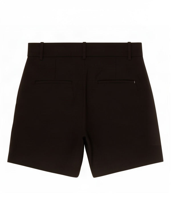 Zara Womens Pegged Chino Shorts Medium W28 Black Polyester