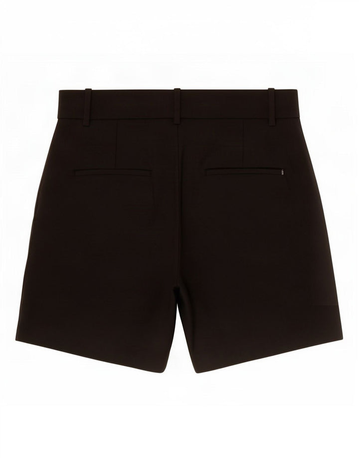 Pantaloni scurți chino pegged pentru femei Zara Medium W28 Poliester negru