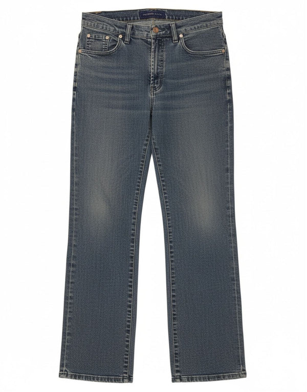 Blugi drepti pentru femei Trussardi W29 L30 Bumbac albastru