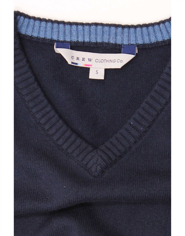 Crew Clothing Vestă bărbați Tank Top Bumbac bleumarin mic