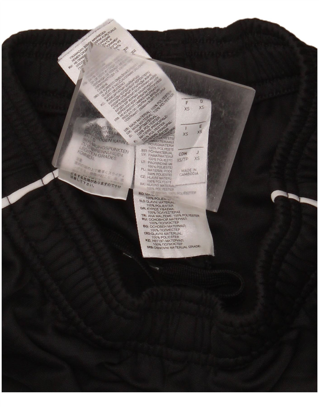 Pantaloni de trening Adidas pentru bărbați XS poliester negru