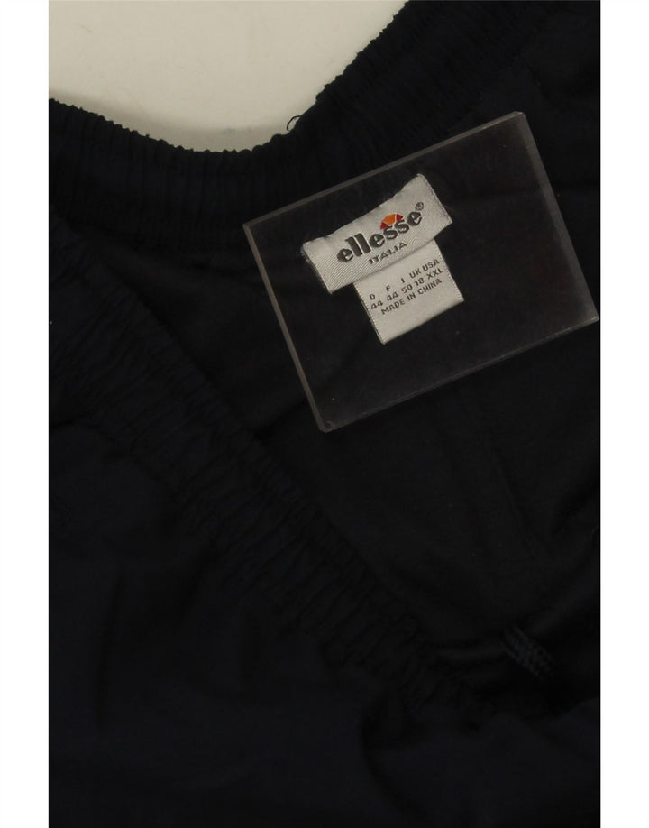 Pantaloni de trening Ellesse pentru femei UK 18 XL bleumarin poliester
