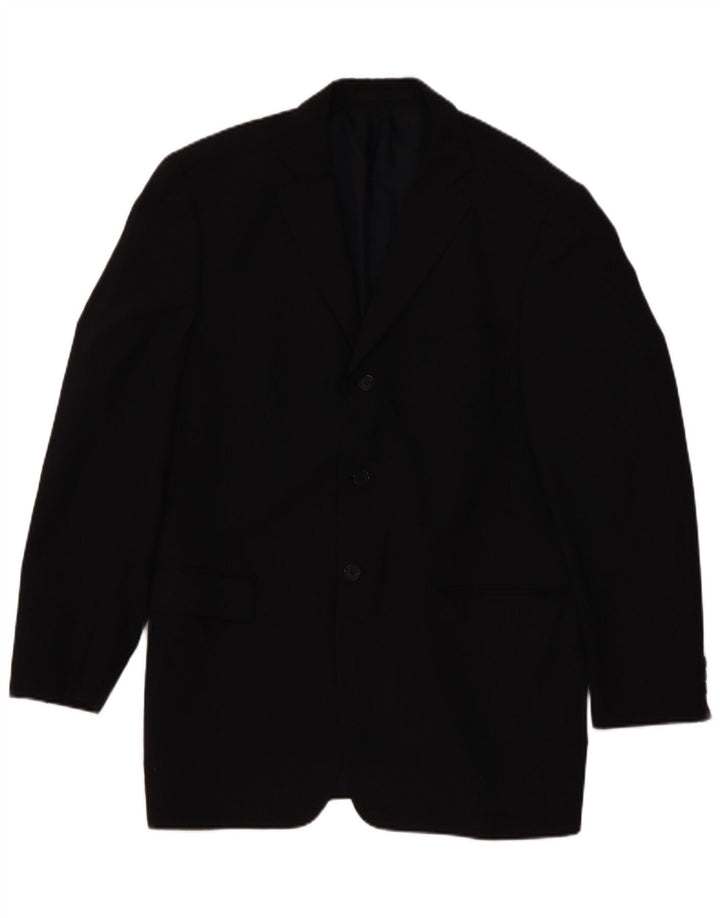 Marks & Spencer Blazer Jacket pentru bărbați UK 42 mare, bleumarin, cu dungi clasice