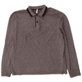 Sun68 Tricou polo cu mânecă lungă pentru bărbați XL bumbac gri