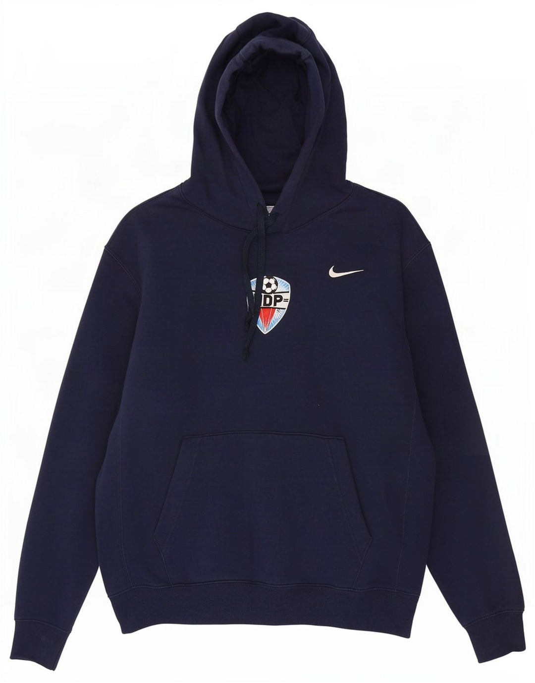 Pulover Nike pentru bărbați, bumbac, albastru bleumarin mediu