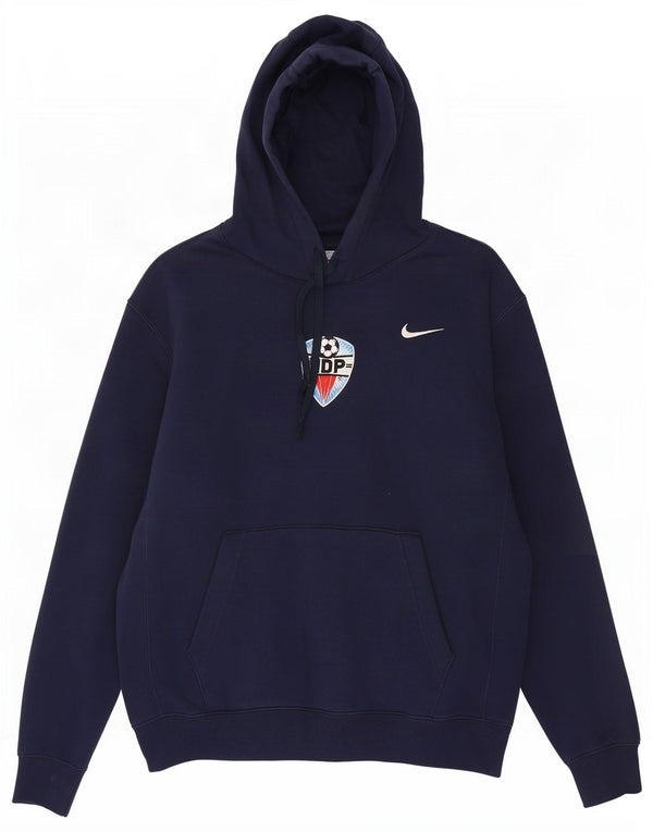 Pulover Nike pentru bărbați, bumbac, albastru bleumarin mediu