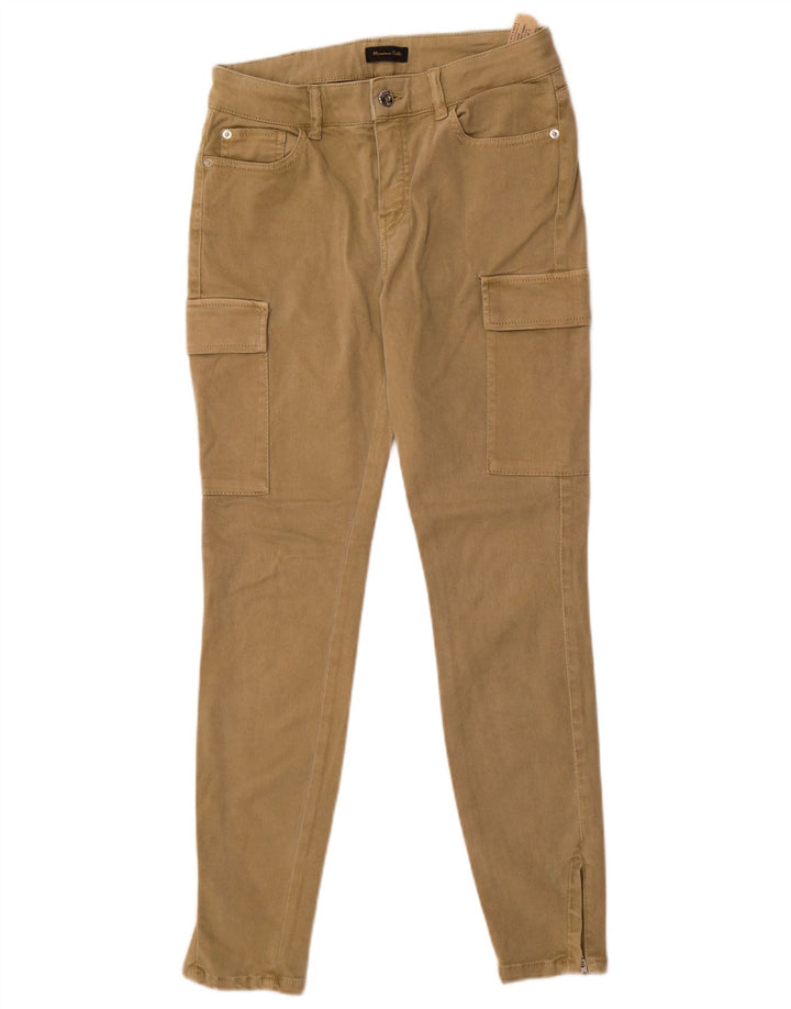 Massimo Dutti Pantaloni cargo skinny pentru femei EU 40 Medium W30 L29 Kaki