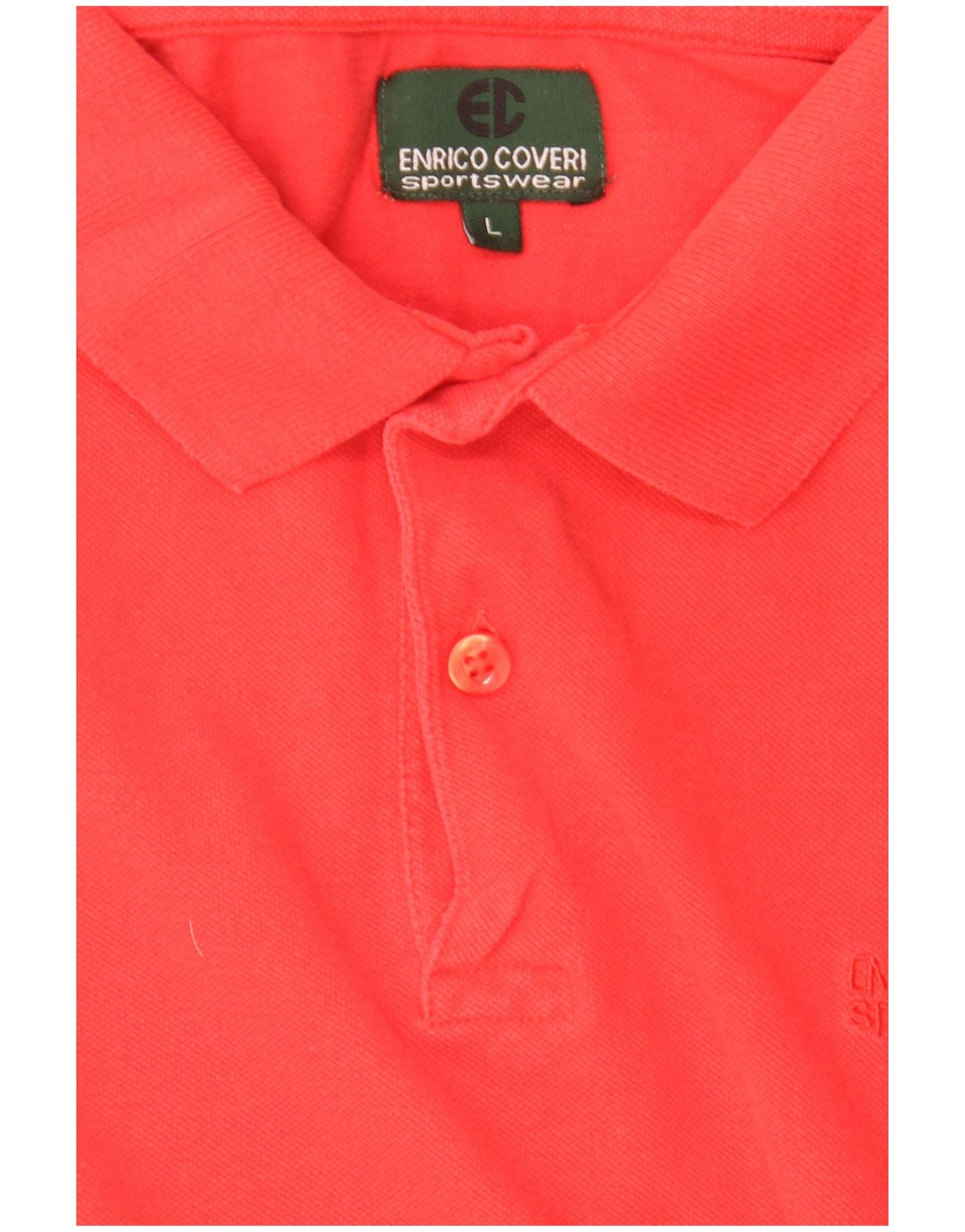 Tricou polo Enrico Coveri pentru bărbați, roșu mare