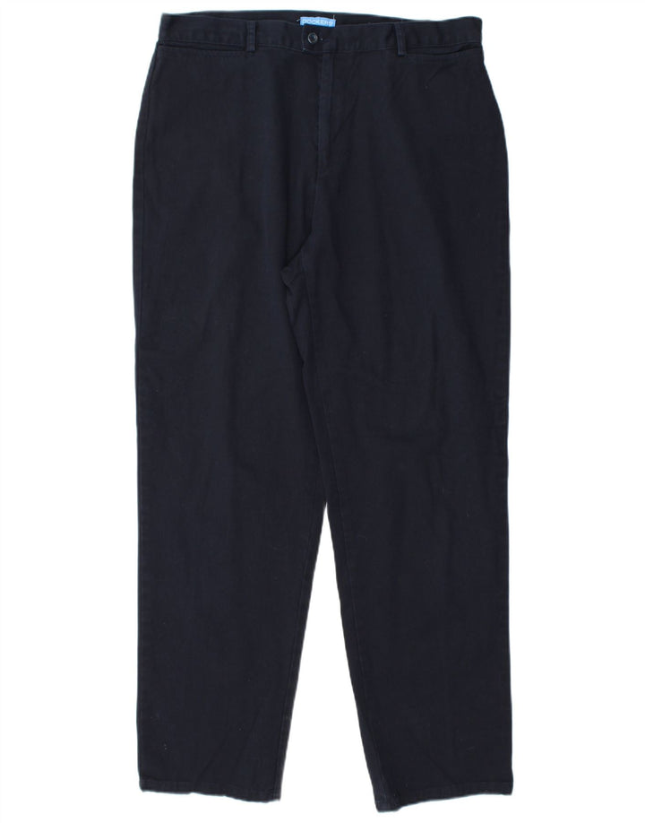 DOCKERS Pantaloni casual pentru femei cu talie înaltă US 16 2XL W34 L30 bleumarin