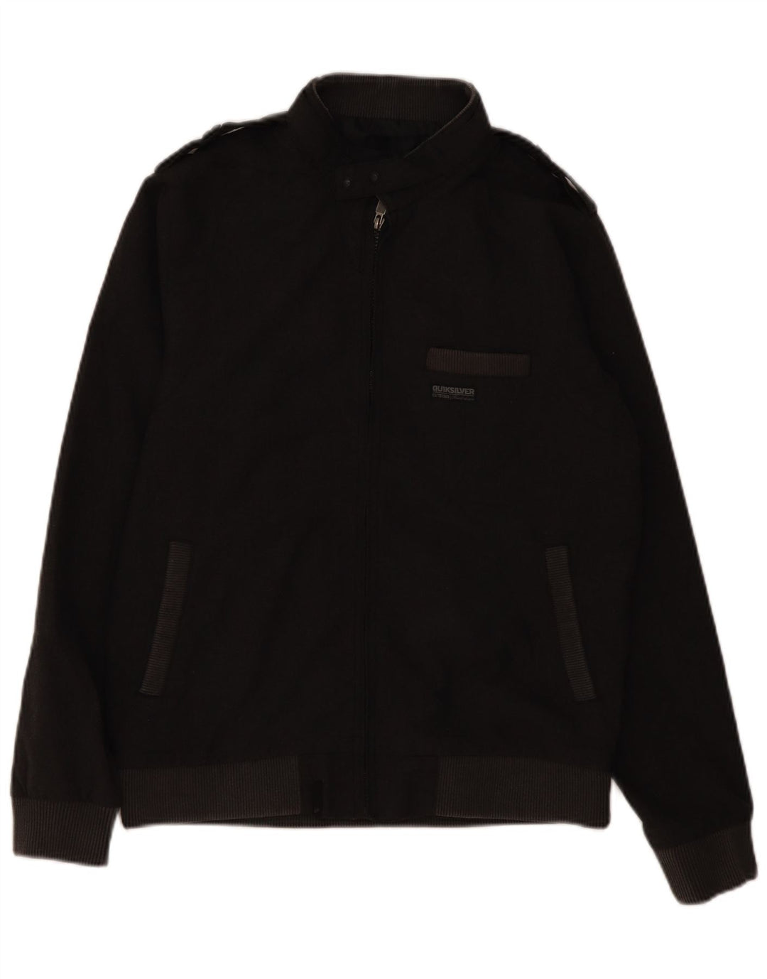 Jachetă militară QUIKSILVER pentru bărbați UK 36 Poliester gri mic