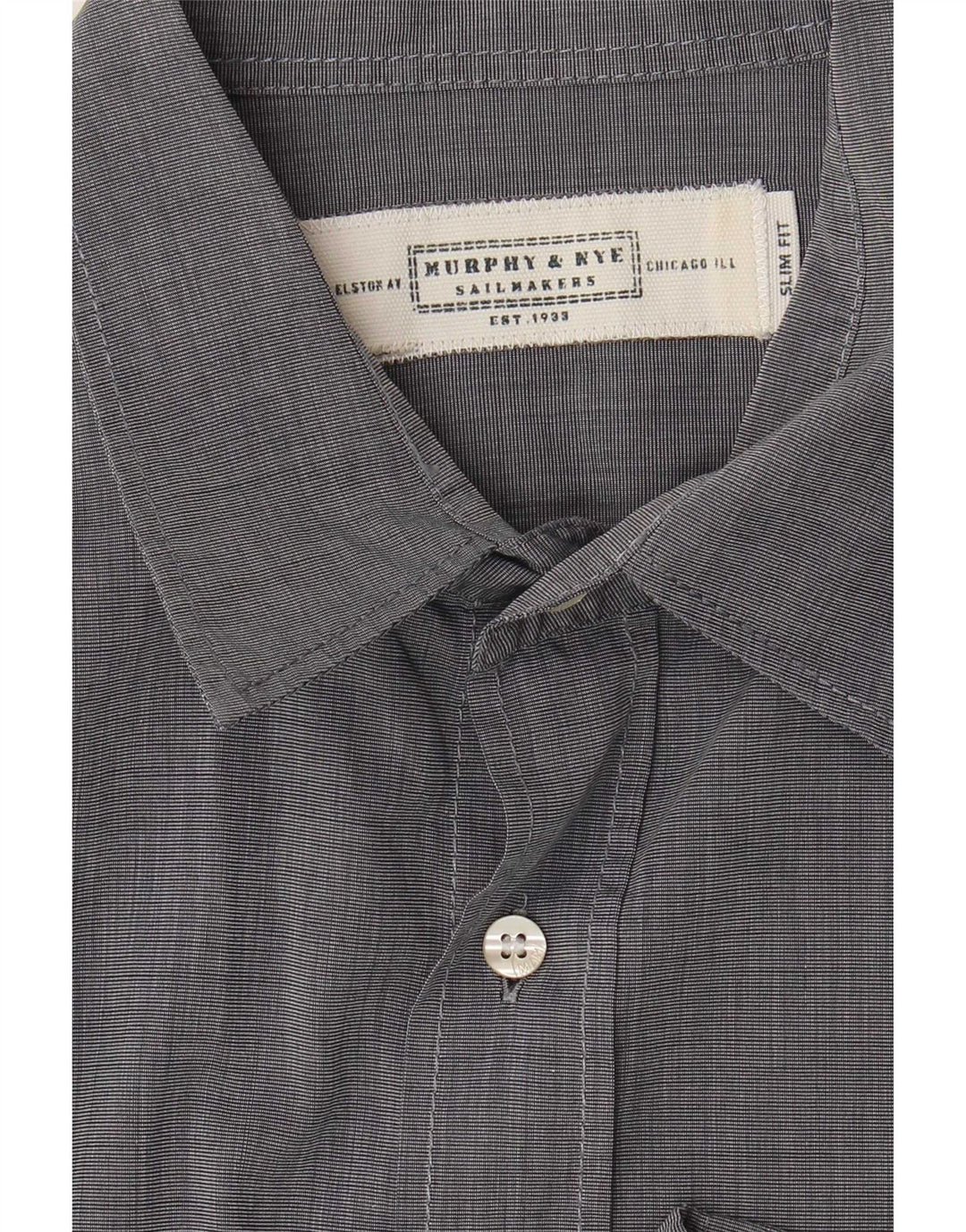 Cămașă Slim Fit pentru bărbați Murphy & Nye, mare, gri
