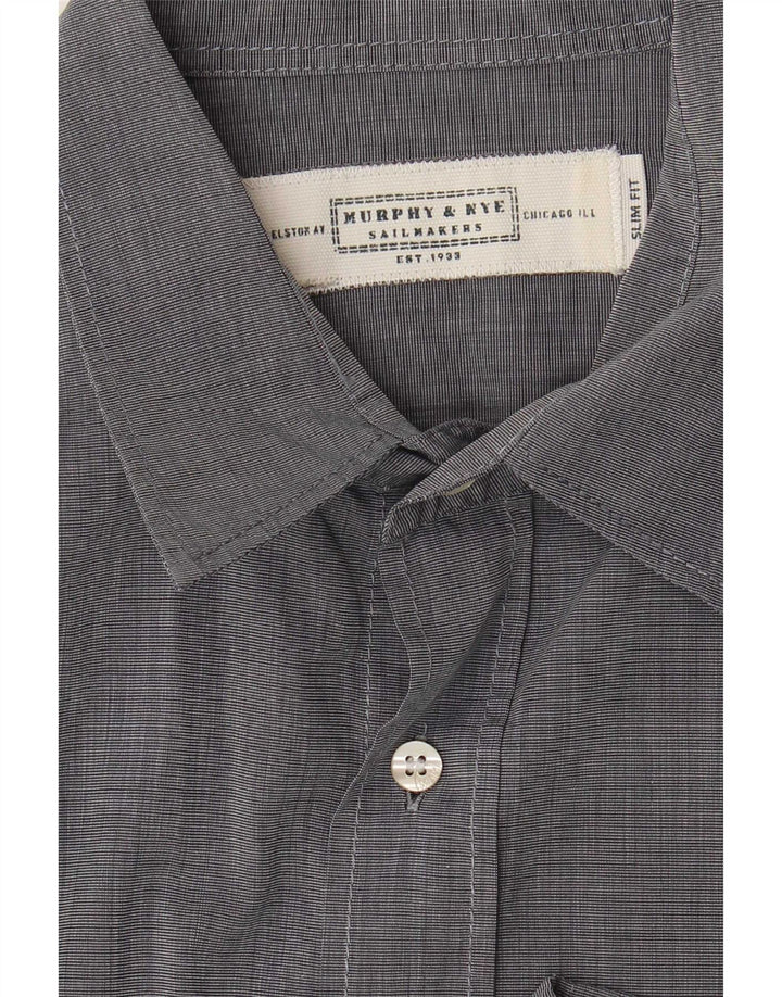 Cămașă Slim Fit pentru bărbați Murphy & Nye, mare, gri
