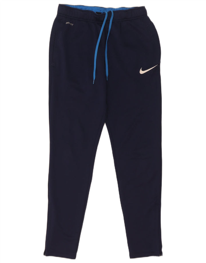 Pantaloni de trening Nike Dri Fit pentru bărbați, poliester mici, albastru