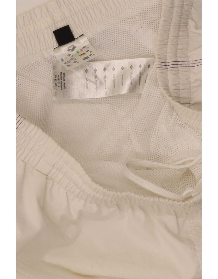 Pantaloni scurți de înot Umbro pentru bărbați XL poliester alb