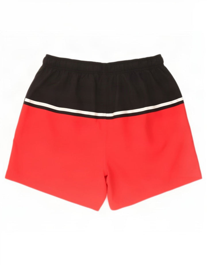 Pantaloni scurți sport Umbro pentru femei XL, roșu, poliester color bloc