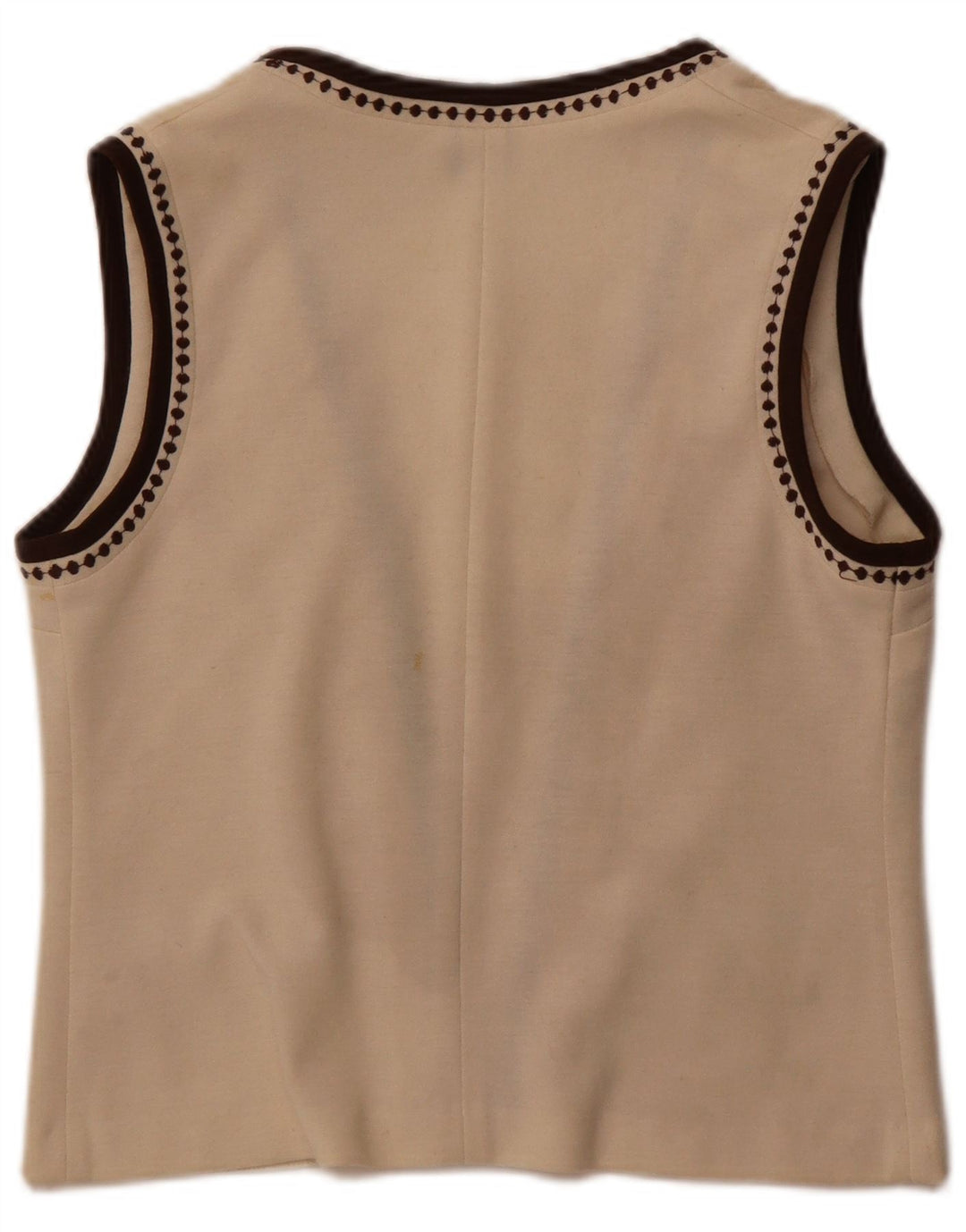 Pulover cardigan deschis fără mâneci Carre pentru femei EU 42, mare, alb