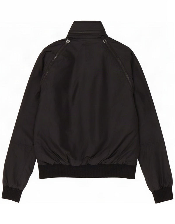 55DSL Jachetă bomber cu glugă pentru bărbați UK 38 Medium Black Poliester