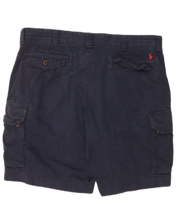 Pantaloni scurți cargo pentru bărbați Polo Ralph Lauren W42 2XL bumbac bleumarin