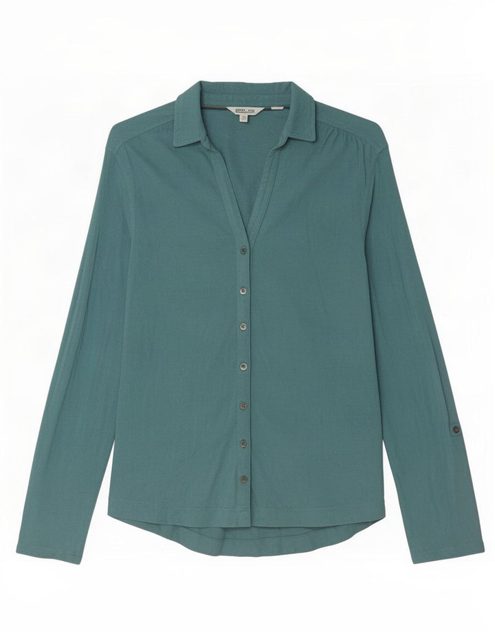 Cămașă pentru femei White Stuff UK 12 Medium Blue Bumbac