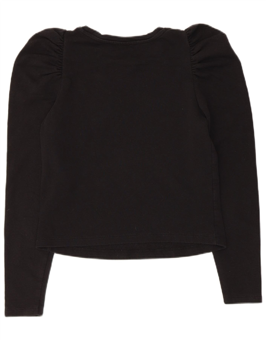 Top femeie Zara cu mânecă lungă UK 8 Small Negru