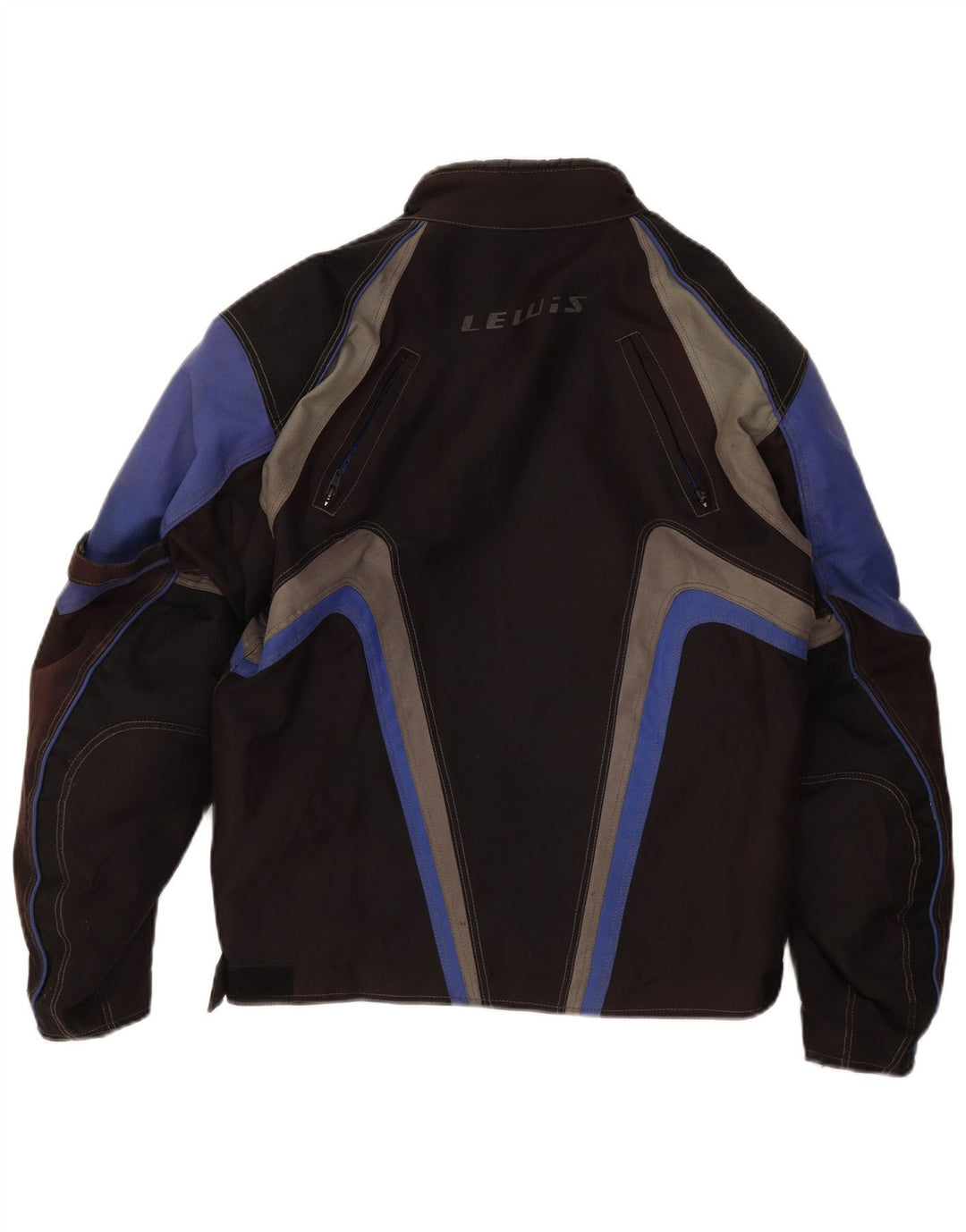 Jachetă Lewis Graphic Racer pentru bărbați UK 38 Medium Black Colorblock Nylon